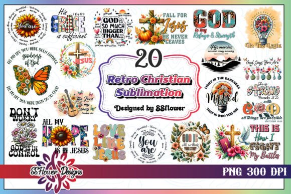 Download Retro Christian Sublimation Bundle - Retro Collection