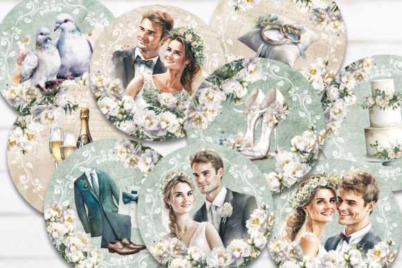 Download Shabby Chic Wedding Tags for Card Making - Premium Bundle