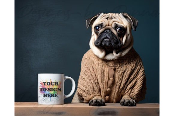 Download Pug Dog Mug Mockup - Unusual - Unusual Collection